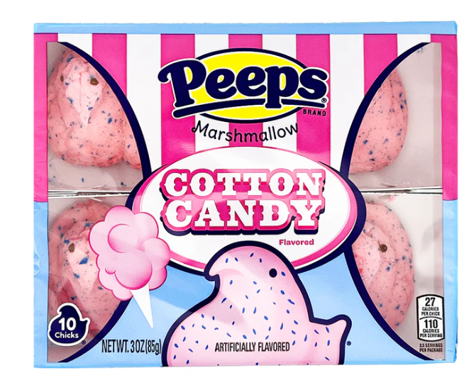 Peeps Easter Edition Marshmallow Cotton Candy Treats  Chicks 85g (24 pack) -