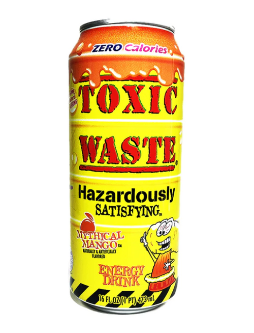 TOXIC WASTE Energy Drink Mango 473ml (24 pack)