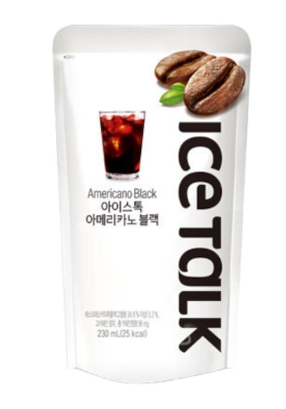 ICE TALK Americano Black 230ml ( 50 pack) - W05