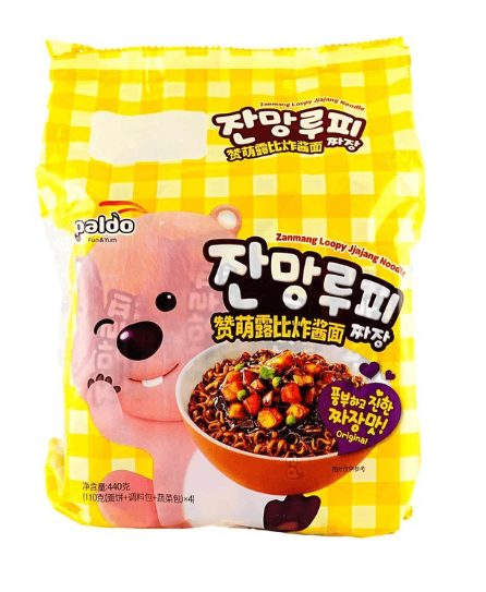 Zanmang Loopy Jjajang Noodle Original 110g (32 Pack)