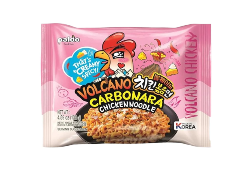 Volcano carbonara chicken noodle 130g (32 pack) -