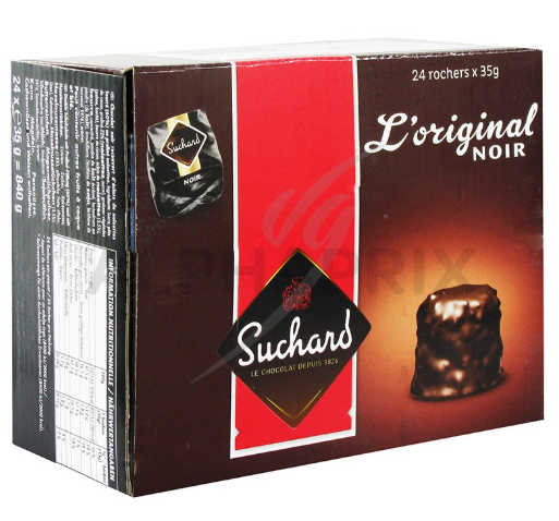 Suchard Rouge SUCHARD Rochers chocolat noir 35g (24 pack)