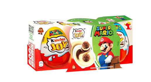 Kinder Joy T3 Super Mario 60g (32 x 3 pack)  - Z   BBD 01/09/2025