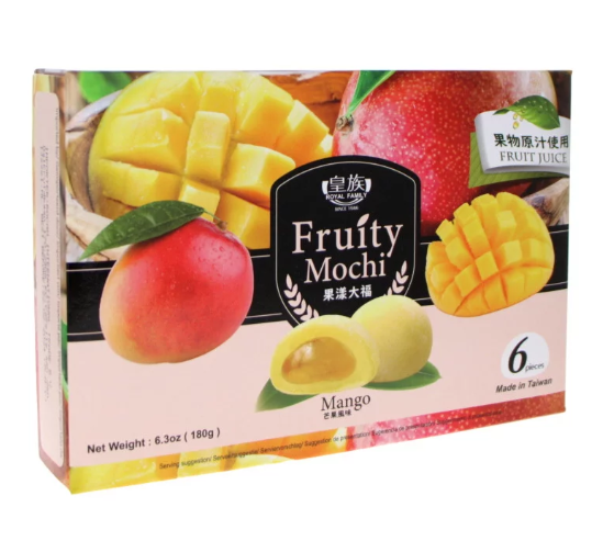 ROYAL FAMILY - Fruity Mochi Mango 180g (24 pack)