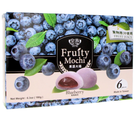 ROYAL FAMILY - Fruity Mochi Blueberry 180g (24 pack)
