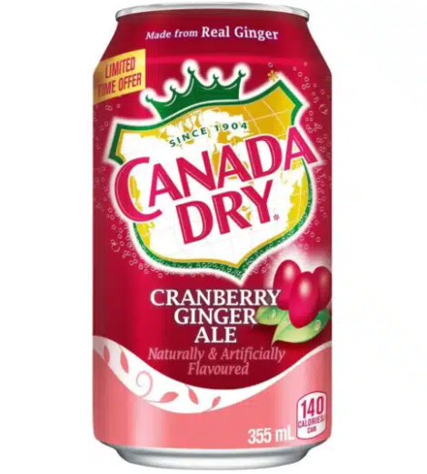 Canada Dry Cranberry 355ml (12 pack)