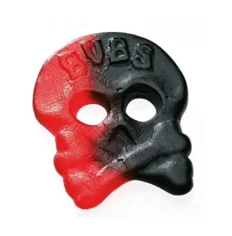 Bubs Raspberry & Licorice Skull 4kg (Bulk) - Vegan