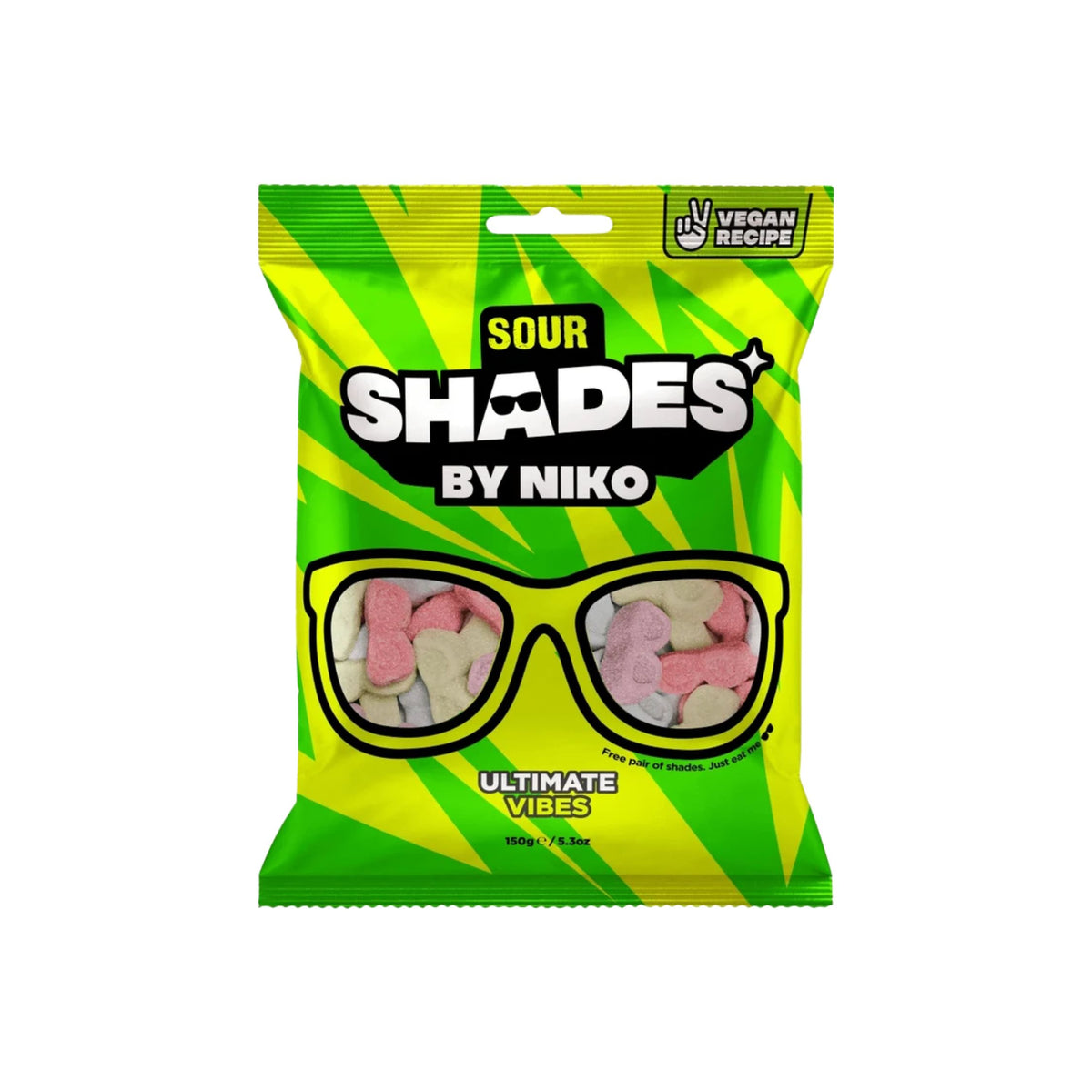 SHADES BY NIKO Sour Ultimate Vibes 150g (18 Pack) VEGAN