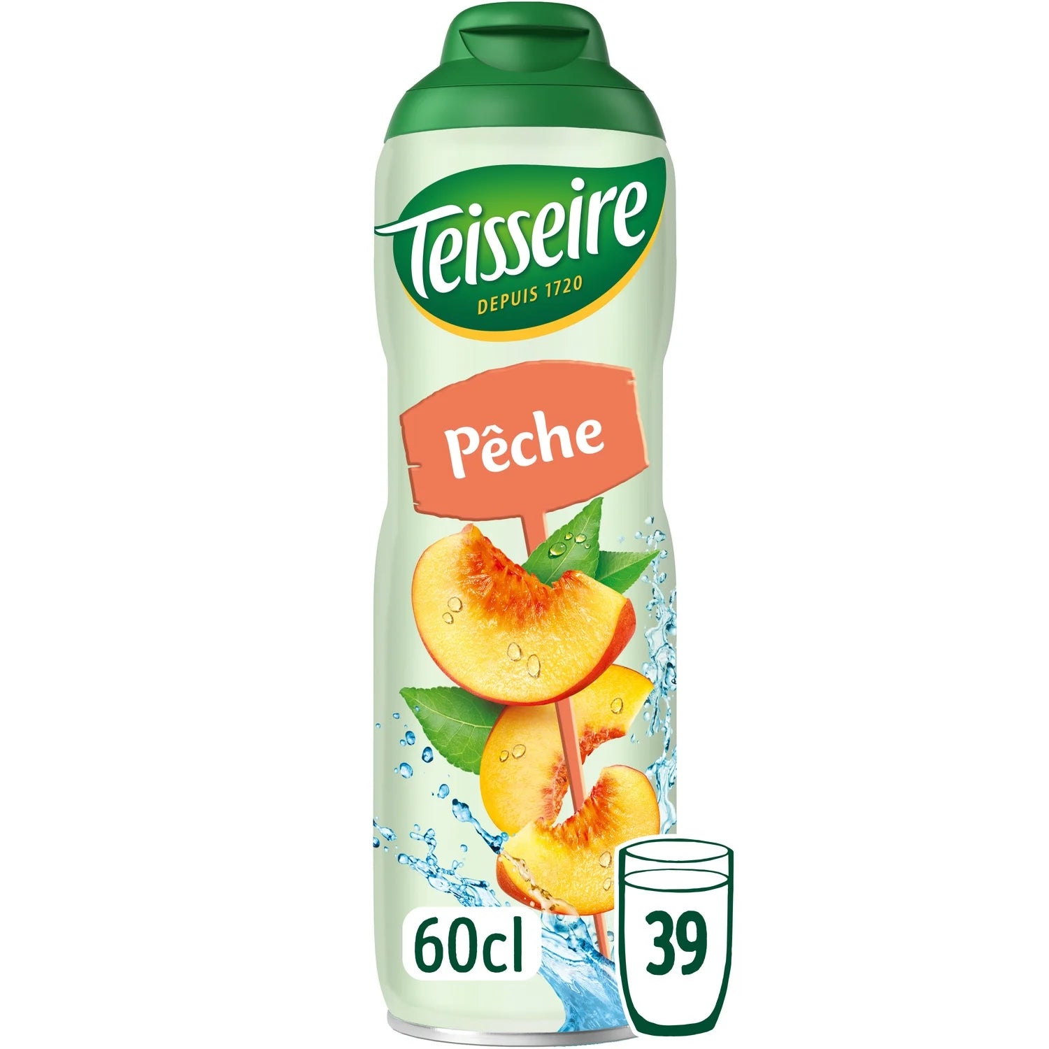 TEISSEIRE Sirop Peche 600ml (6 pack) -Y011