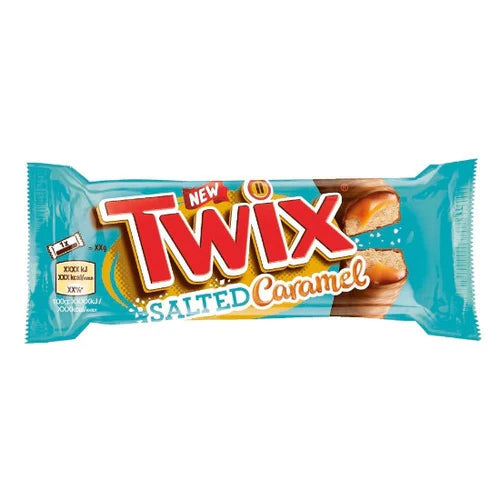 TWIX Salted Caramel Candy Bar 38.6 g (20 Pack) -