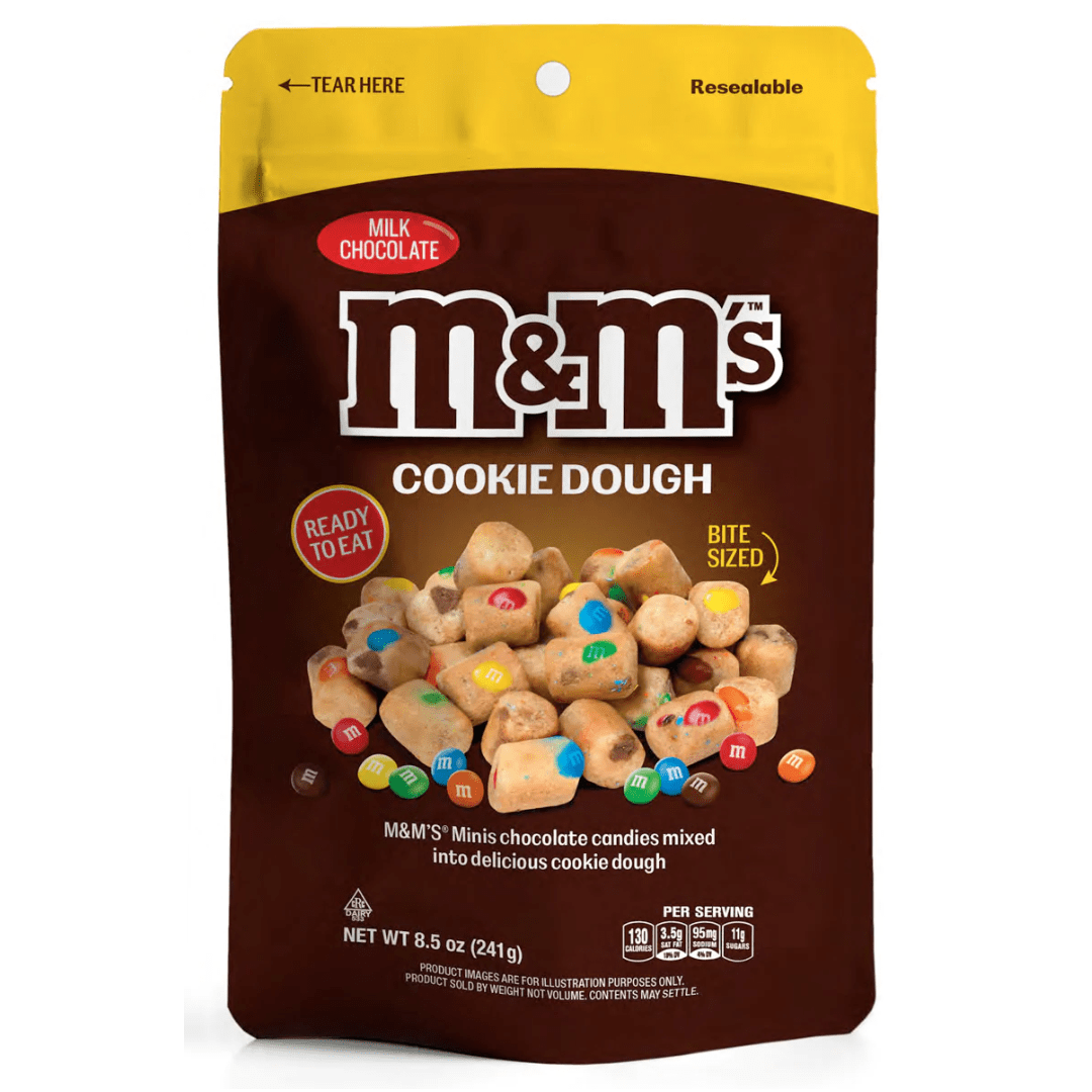 Taste of Nature M&Ms Edible Cookie Dought 8,5oz (10 Pack)