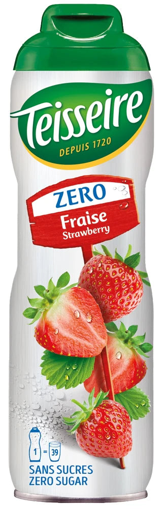 Teisseire Fraise Zero 600ml (6 pack) - X017