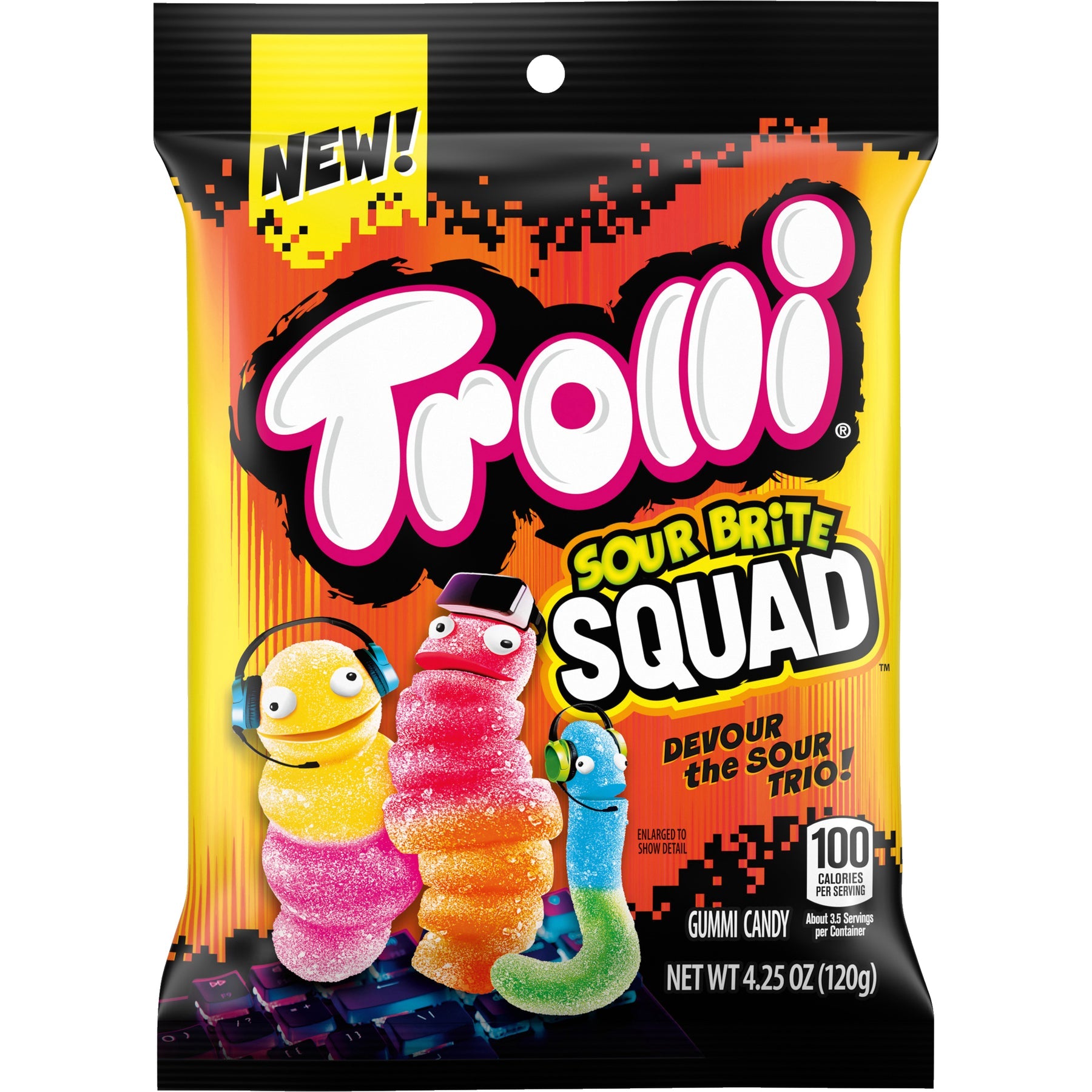 TROLLI Sour Brite Squad 120 g (12 Pack) - D51