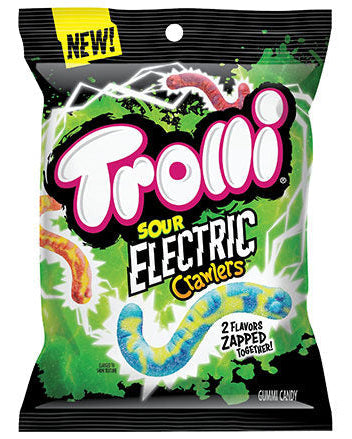 TROLLI Sour Electric Crawlers 120 g (12 Pack) -Z133