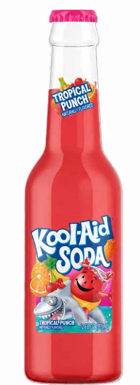 Kool-Aid Soda Tropical Punch 355ml (12 pack)