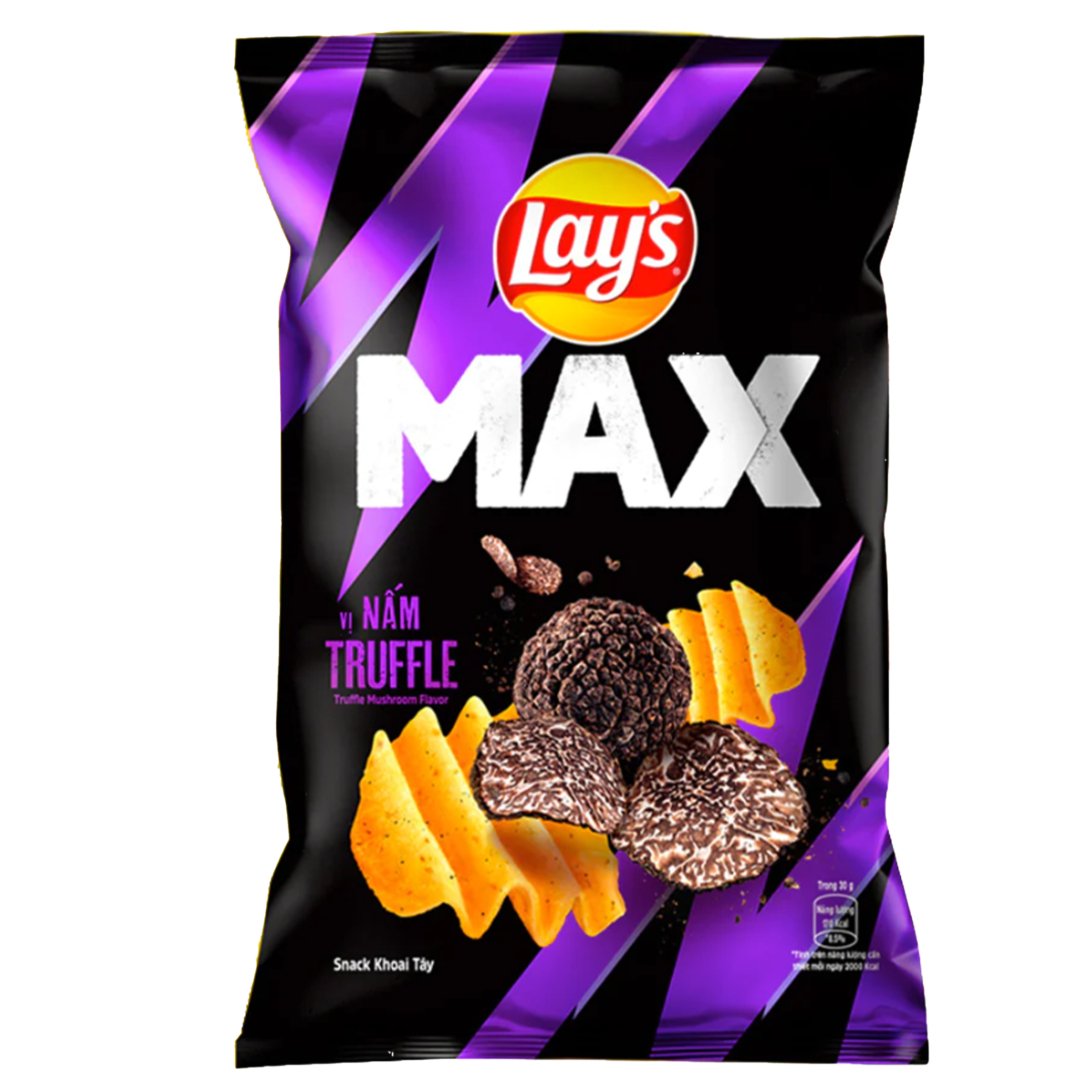 Lay'S Potato Chips Snack  Max 45G Truffle Mushroom (100 pack)