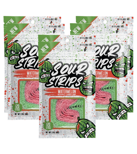 Sour Strips Watermelon 104 g (12 Pack) D3