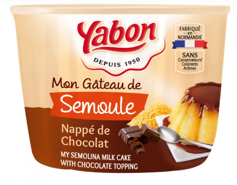 Yabon Desserts gâteau semoule chocolat 420g (6 pack)