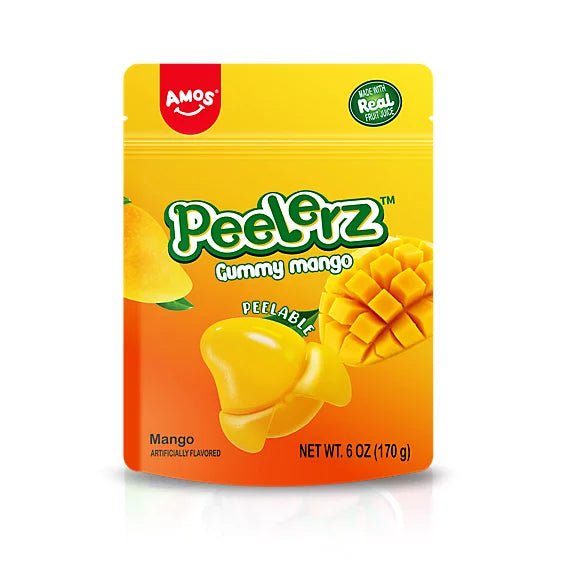 Amos Peelerz gummy Mango 170g (12 Pack) - Z81