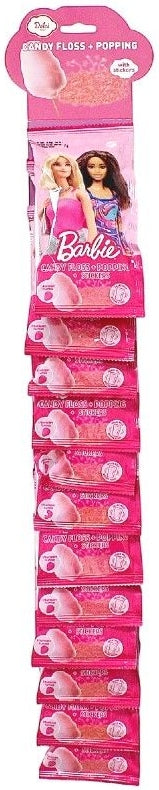BARBIE Candy Floss & Popping (with Stickers) 11g (12 Pack) - H26