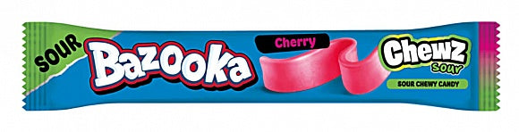 Bazooka Chew Bar Sour Cherry 14g (60 pack)- D41