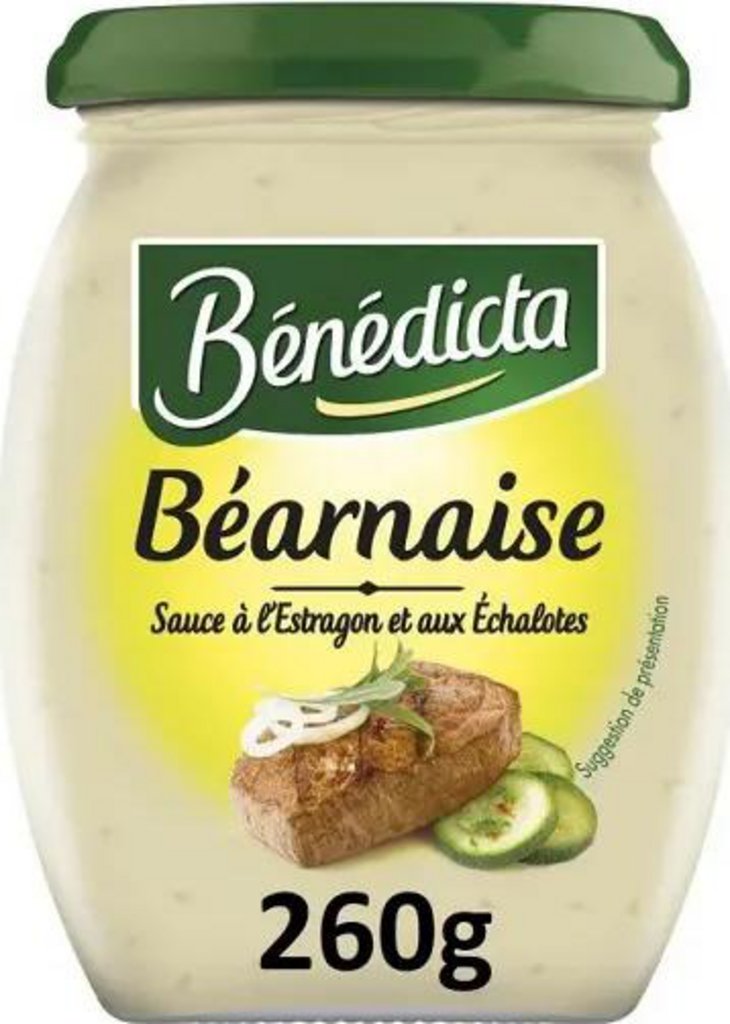 Bénédicta Sauce Béarnaise 260g (12 pack) - O2