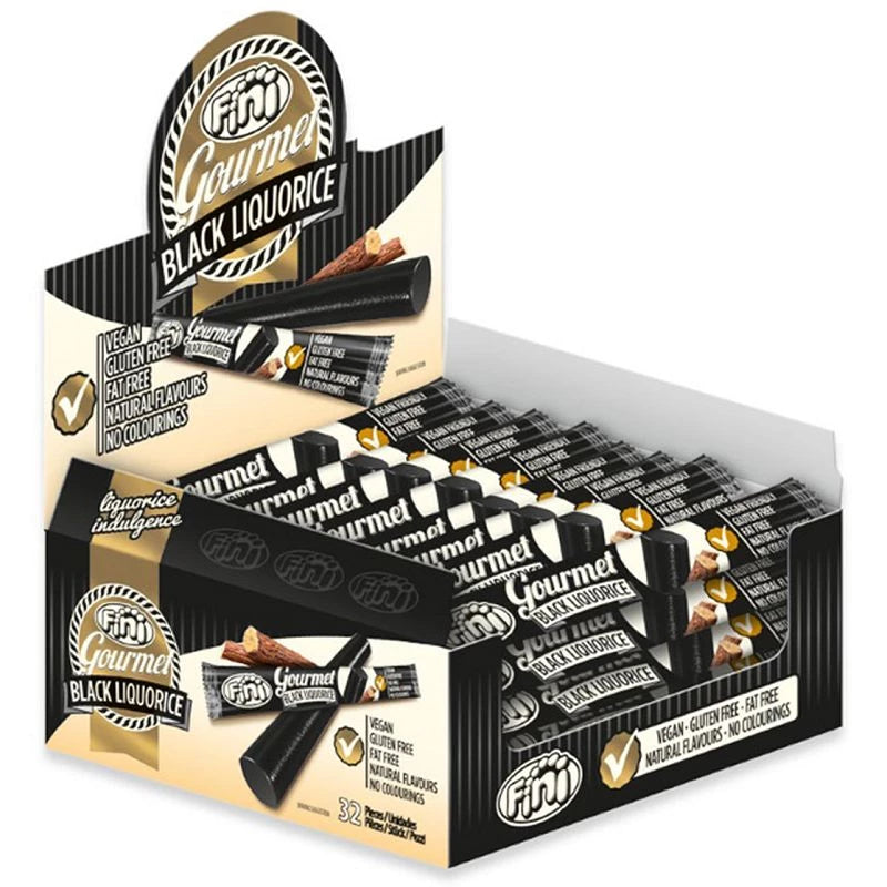 FINI Reglisses Noir Gourmet (Pack 32)  - Vegan