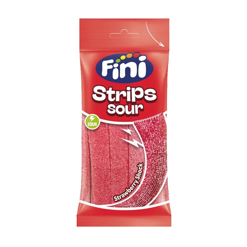 FINI Strawberry Strips 90g (12 pack) - B14