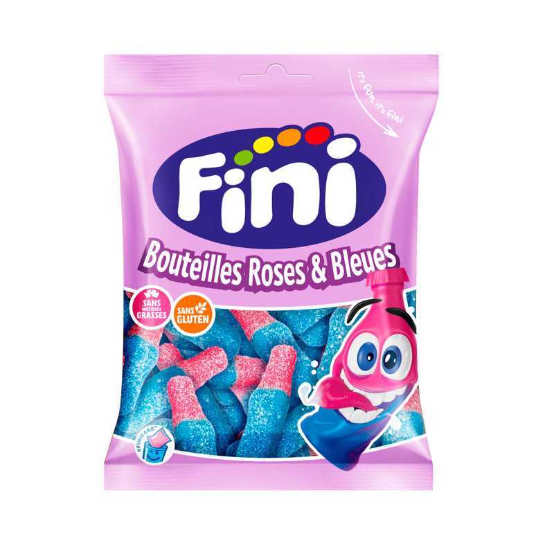 Fini Bouteilles Roses et Bleues 90g (12 pack) - Halal -A8