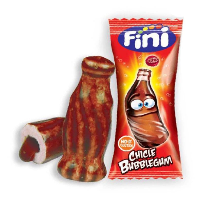 Fini Bubble gum Cola Bottles (pack 200)  - Veggie -A017