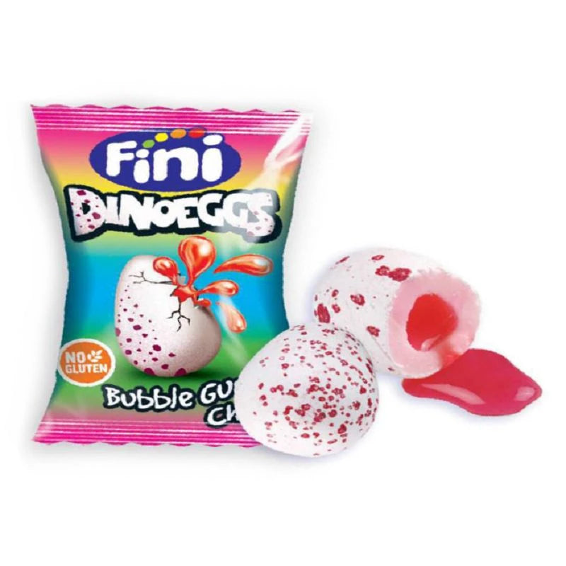 Fini Bubble Gum Dinosaur Eggs (pack 200)  - Veggie -M02