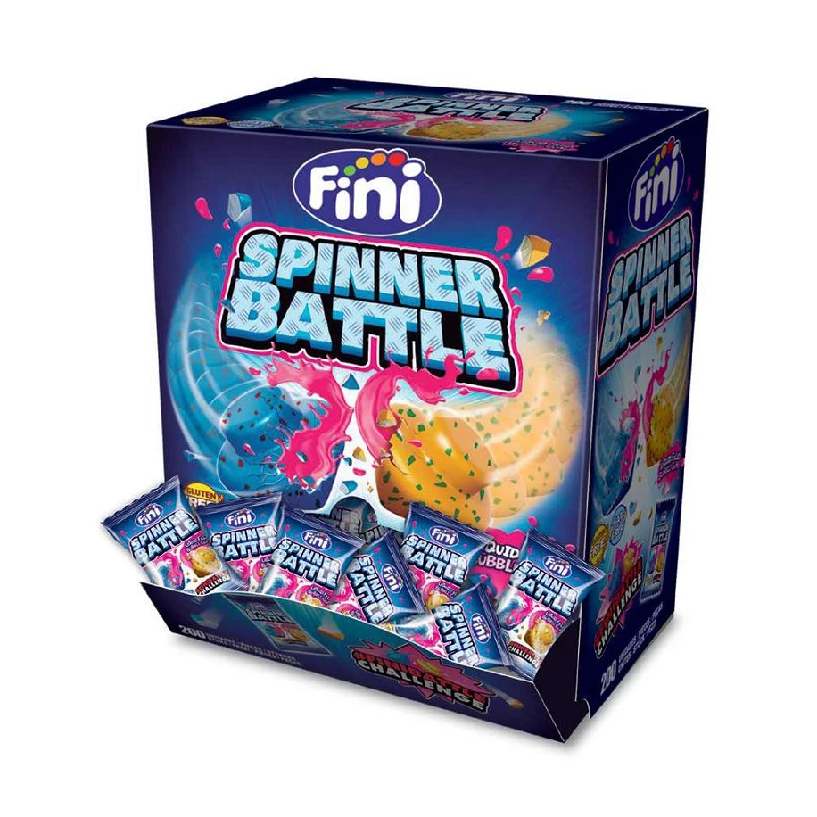 Fini Bubble gum Spinner battle (pack 200)  - Veggie - M2.