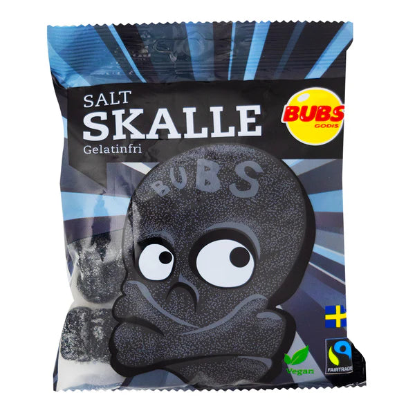 Bubs Salt Skull 90g (16 pack) - Vegan