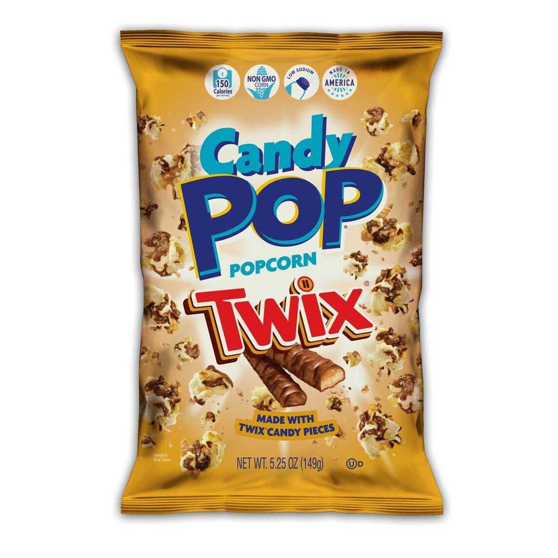 Candy Pop Twix Popcorn 149g  (pack 12) - W37