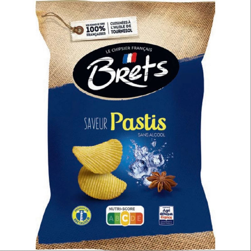 Bret's Chips Pastis 125g (10 pack) - W22/23/24