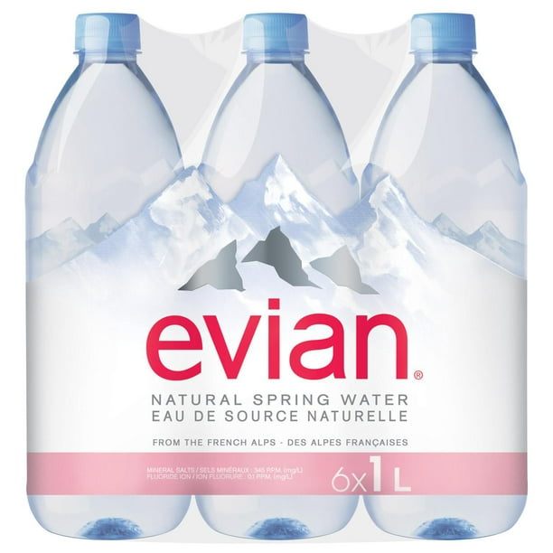 Evian 6x1L - France