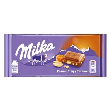 MILKA Peanuts Crispy Caramel 90g (24 pack)