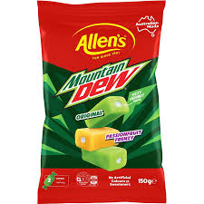 ALLEN'S Mountain Dew Chews 150g (12 pack) -