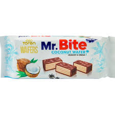 MR BITE Coconut Cream Wafer 38g (24 pack)