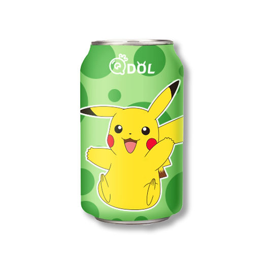 QDOL Pokemon Lime Sparkling Water 330 mL (24 Pack) - B04