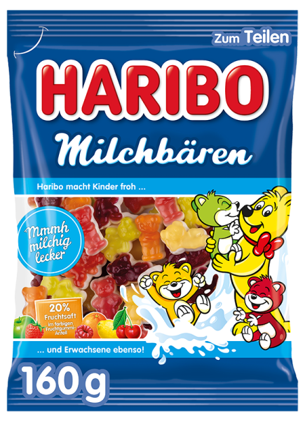 HARIBO Milkbear 160g (16 pack) - R83