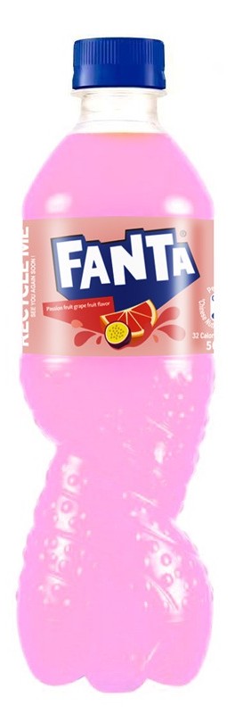 FANTA Passion Fruit Grapefruit Flavor 500 ml (12 Pack)