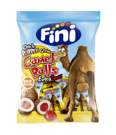 Fini Bubble gum Camel balls 80g (12 pack)  - Veggie -W5