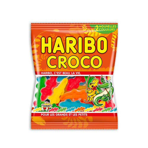 HARIBO Croco 120g (30 pack) E57-E56-E55-E43