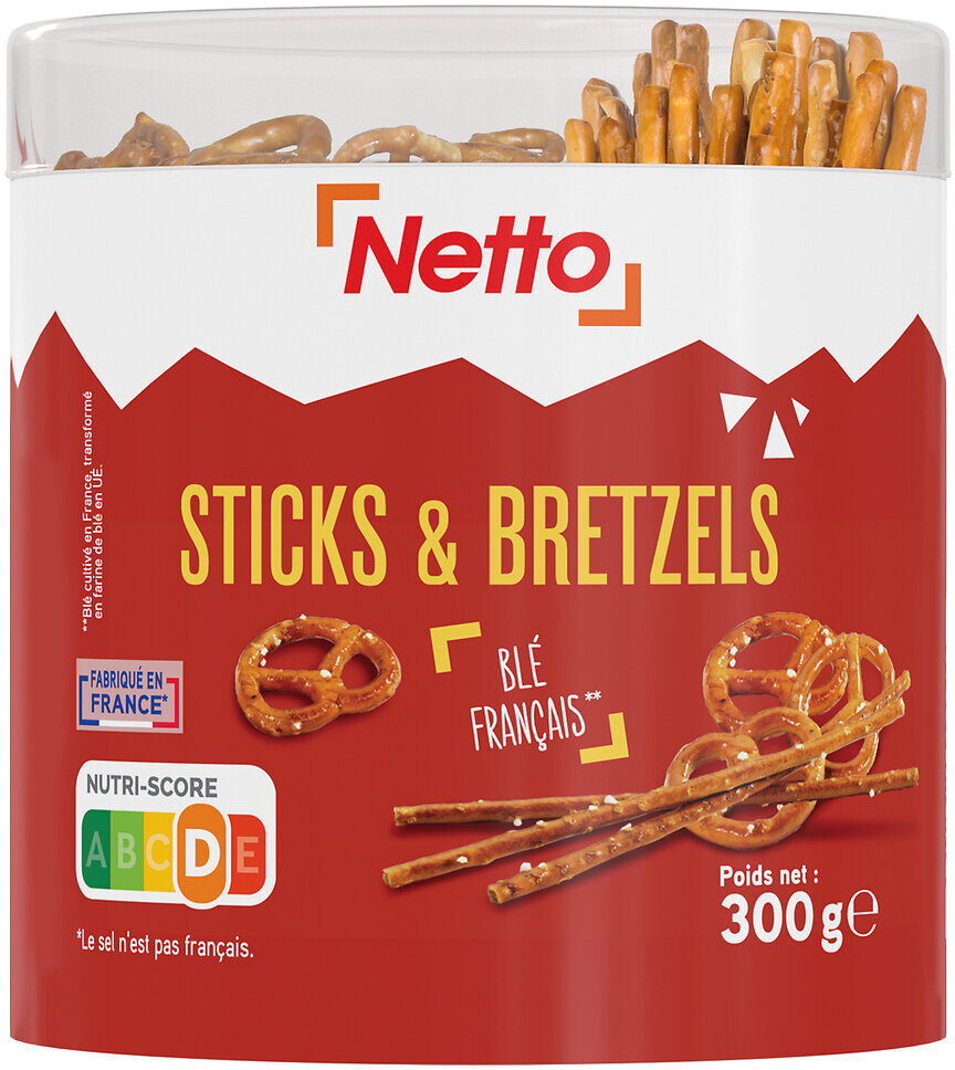 NETTO Tubo Sticks & Bretzels 300g (12 pack) -K5