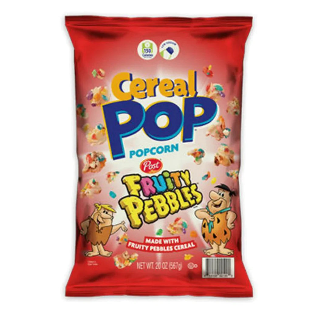 Cereal Pop Fruity Pebbles Popcorn 1oz (pack 48)