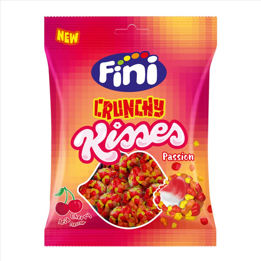 FINI Crunchy Kisses Passion 75g (12 pack) - Halal - C4