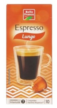 BELLE FRANCE  Cafe Lungo 10 Caps (12 Pack)