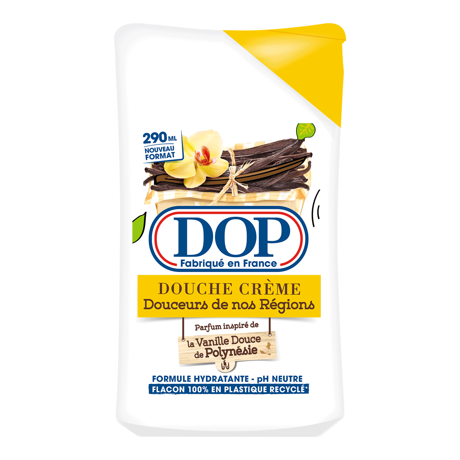 Dop Gel Doucheà la Vanille de Polynesie 290ml  (12 pack)