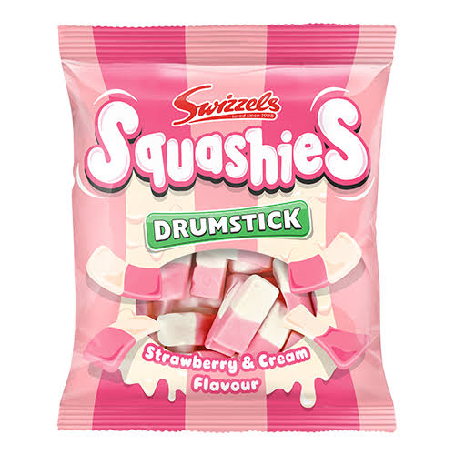 SWIZZELS Squashies Strawberry and Cream 120g (12 Pack) -